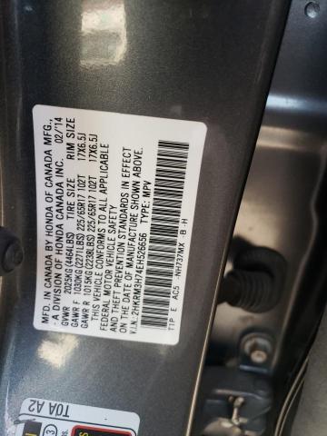 Photo 9 VIN: 2HKRM3H74EH526656 - HONDA CR-V EXL 