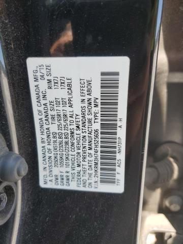 Photo 13 VIN: 2HKRM3H74FH525606 - HONDA CR-V EXL 