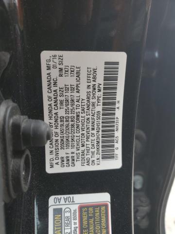 Photo 11 VIN: 2HKRM3H74GH515059 - HONDA CRV 