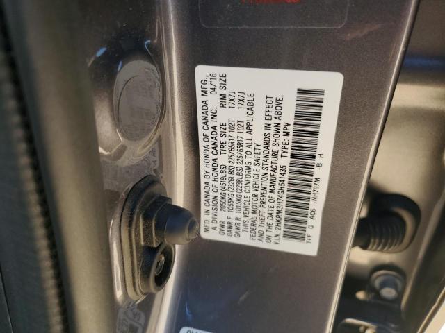 Photo 11 VIN: 2HKRM3H74GH541435 - HONDA CRV 