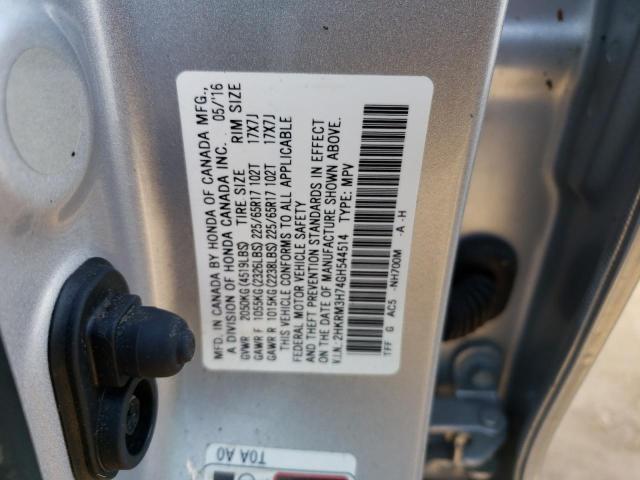 Photo 9 VIN: 2HKRM3H74GH544514 - HONDA CR-V EXL 