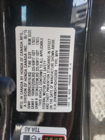 Photo 9 VIN: 2HKRM3H74GH552838 - HONDA CR-V EXL 