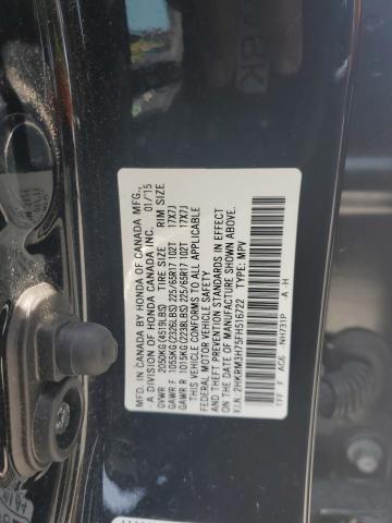 Photo 11 VIN: 2HKRM3H75FH516722 - HONDA CR-V EXL 