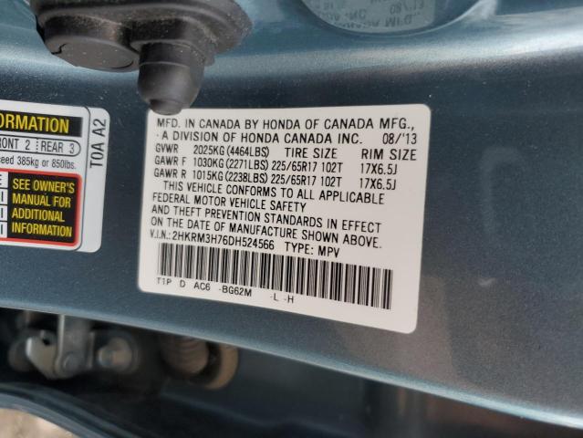 Photo 12 VIN: 2HKRM3H76DH524566 - HONDA CR-V EXL 