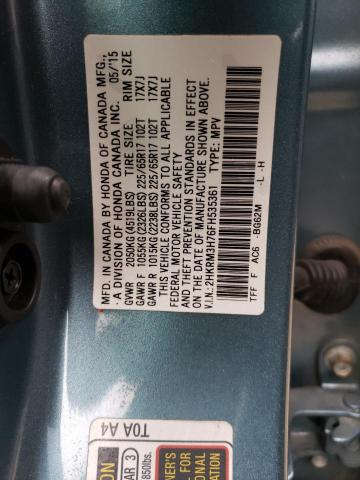 Photo 9 VIN: 2HKRM3H76FH535361 - HONDA CR-V EXL 