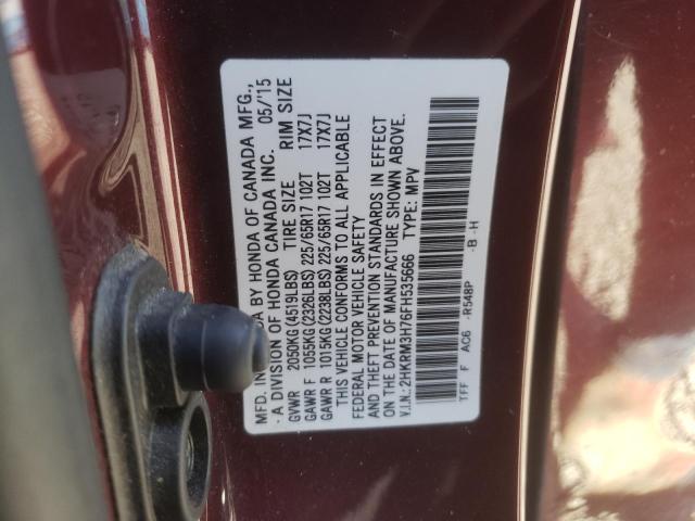 Photo 11 VIN: 2HKRM3H76FH535666 - HONDA CRV 