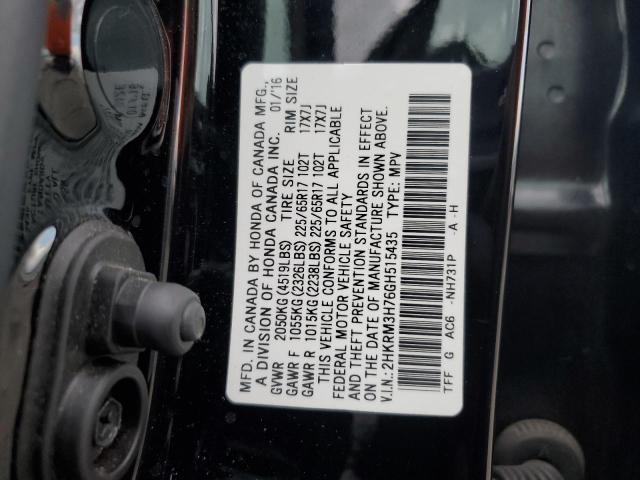 Photo 12 VIN: 2HKRM3H76GH515435 - HONDA CRV 