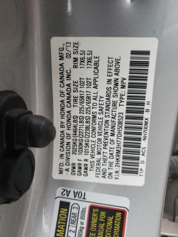 Photo 13 VIN: 2HKRM3H77DH508523 - HONDA CR-V EXL 