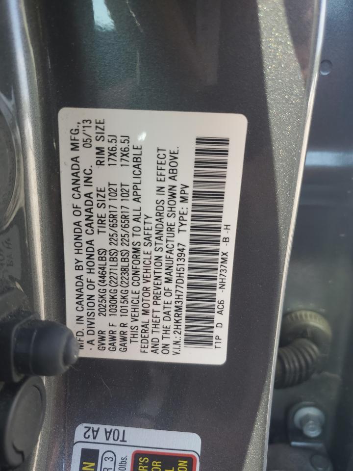 Photo 12 VIN: 2HKRM3H77DH513947 - HONDA CR-V 