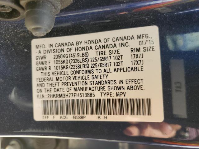 Photo 12 VIN: 2HKRM3H77FH513885 - HONDA CRV 