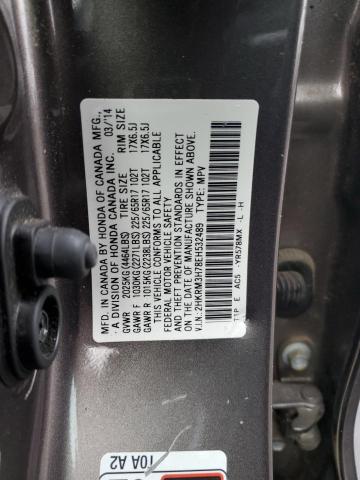 Photo 11 VIN: 2HKRM3H78EH532489 - HONDA CRV 