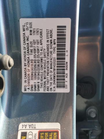 Photo 13 VIN: 2HKRM3H78FH535331 - HONDA CR-V EXL 