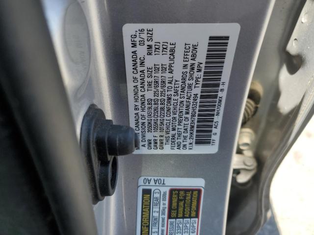 Photo 11 VIN: 2HKRM3H78GH532494 - HONDA CR-V EXL 