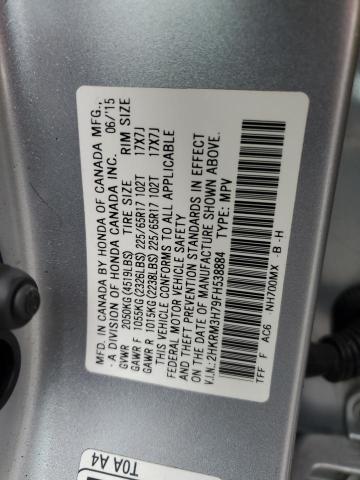 Photo 12 VIN: 2HKRM3H79FH538884 - HONDA CR-V EXL 