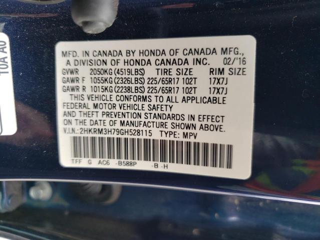 Photo 12 VIN: 2HKRM3H79GH528115 - HONDA CR-V EXL 