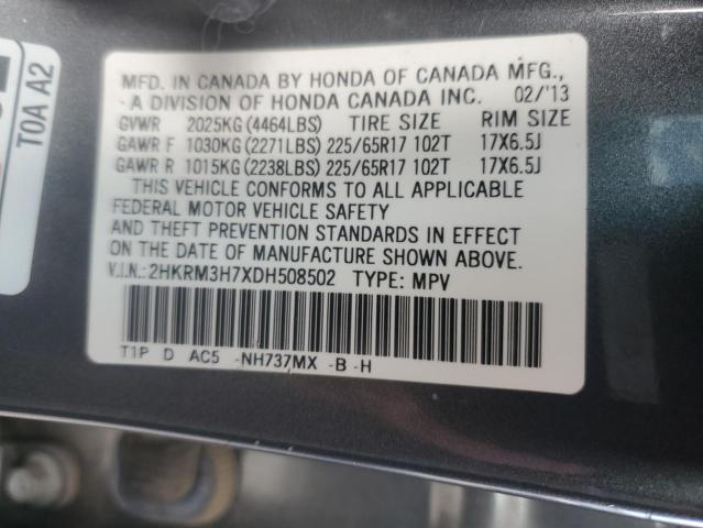 Photo 12 VIN: 2HKRM3H7XDH508502 - HONDA CRV 