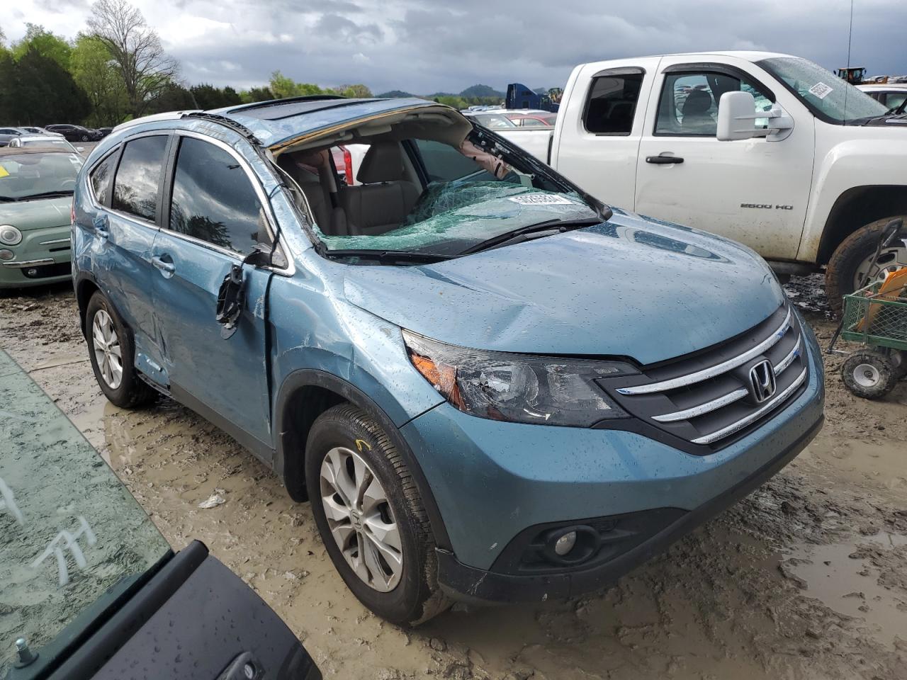 Photo 3 VIN: 2HKRM3H7XEH550153 - HONDA CR-V 