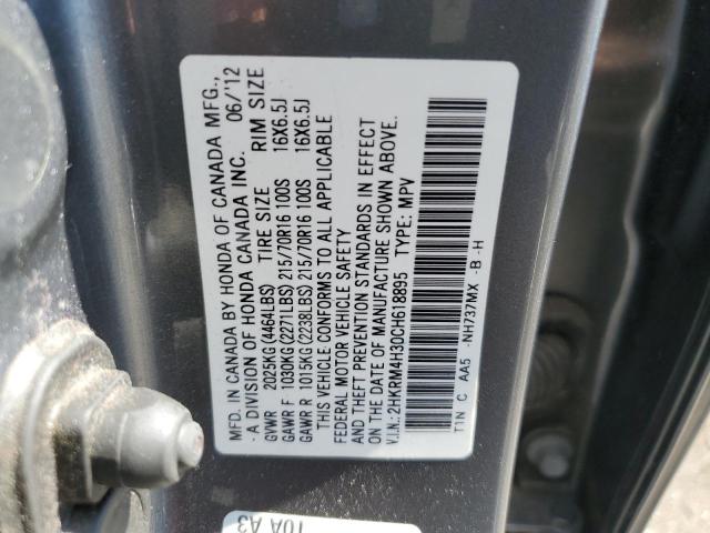 Photo 11 VIN: 2HKRM4H30CH618895 - HONDA CRV 