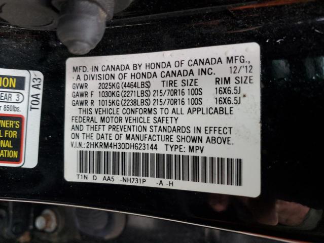 Photo 13 VIN: 2HKRM4H30DH623144 - HONDA CR-V LX 