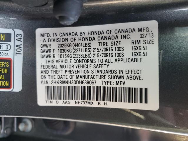 Photo 13 VIN: 2HKRM4H30DH639067 - HONDA CRV 