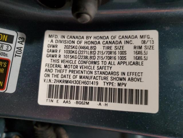 Photo 11 VIN: 2HKRM4H30EH601419 - HONDA CRV 