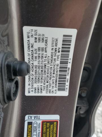 Photo 12 VIN: 2HKRM4H30EH672183 - HONDA CR-V LX 