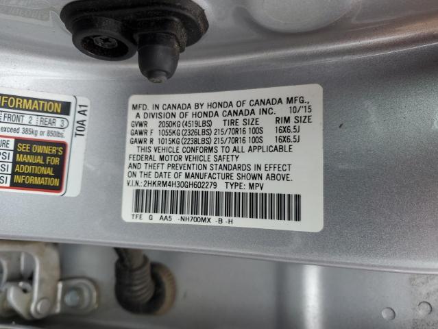 Photo 13 VIN: 2HKRM4H30GH602279 - HONDA CR-V LX 