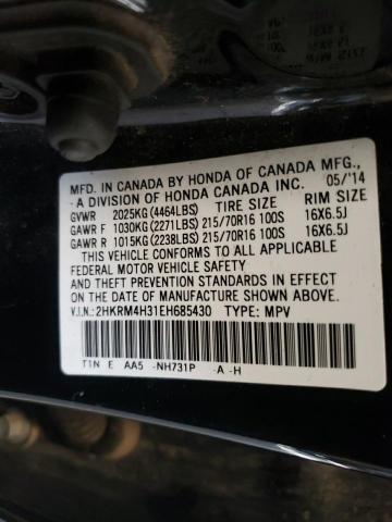 Photo 9 VIN: 2HKRM4H31EH685430 - HONDA CR-V LX 