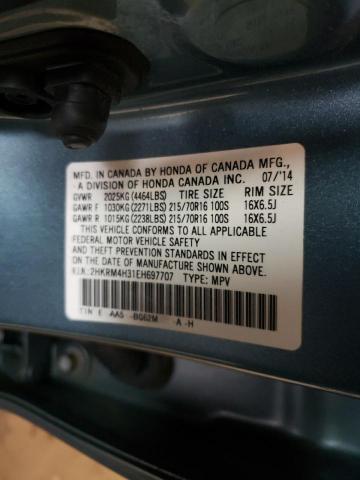 Photo 11 VIN: 2HKRM4H31EH697707 - HONDA CRV 