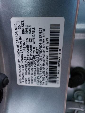 Photo 13 VIN: 2HKRM4H31GH636263 - HONDA CRV 