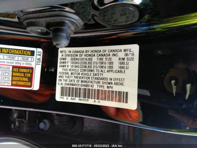 Photo 8 VIN: 2HKRM4H31GH689142 - HONDA CR-V 