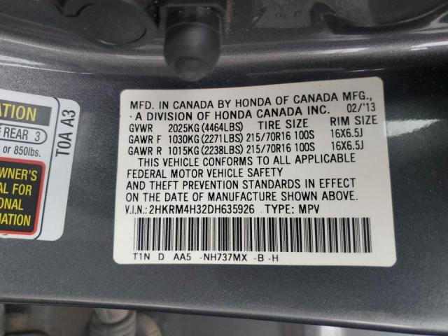 Photo 11 VIN: 2HKRM4H32DH635926 - HONDA CR-V LX 