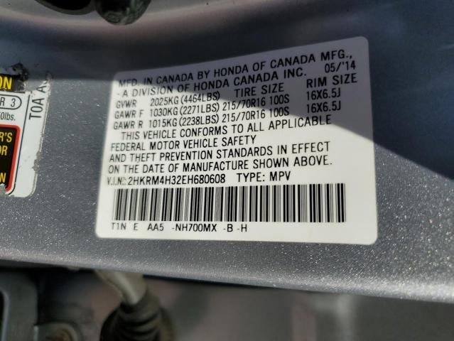 Photo 13 VIN: 2HKRM4H32EH680608 - HONDA CR-V LX 