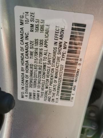 Photo 12 VIN: 2HKRM4H32EH727037 - HONDA CR-V LX 