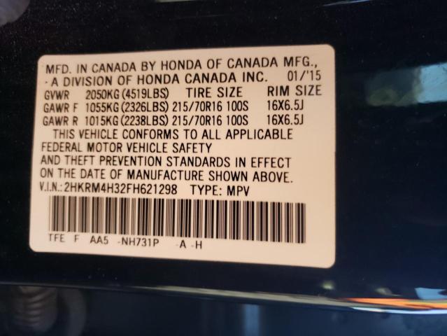 Photo 11 VIN: 2HKRM4H32FH621298 - HONDA CRV 