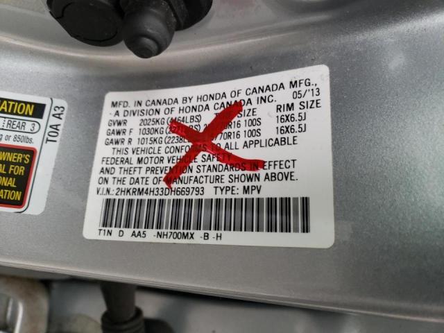 Photo 11 VIN: 2HKRM4H33DH669793 - HONDA CR-V LX 