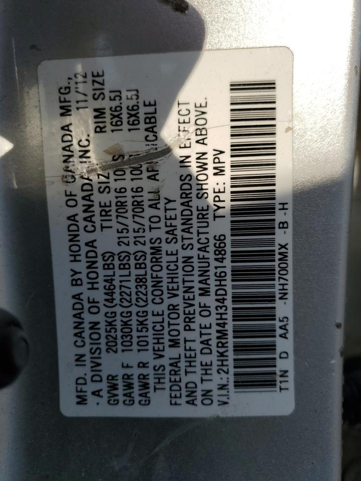 Photo 12 VIN: 2HKRM4H34DH614866 - HONDA CR-V 