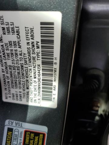 Photo 12 VIN: 2HKRM4H34EH644354 - HONDA CR-V LX 