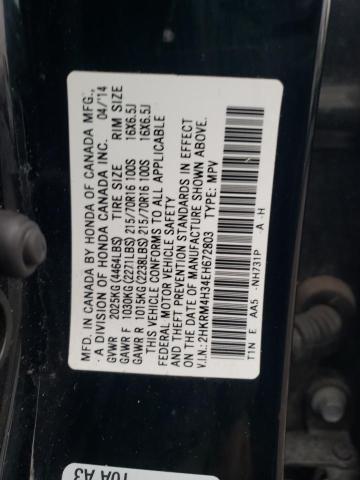 Photo 11 VIN: 2HKRM4H34EH672803 - HONDA CRV 