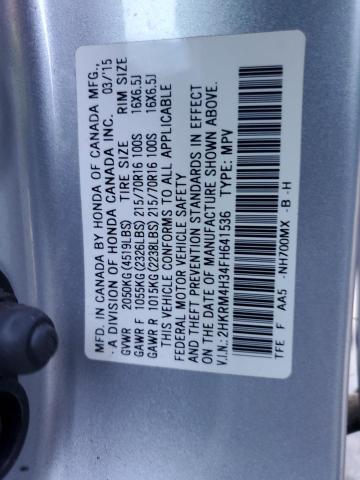 Photo 12 VIN: 2HKRM4H34FH641536 - HONDA CRV 