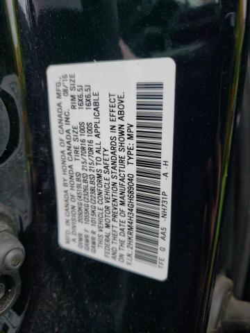 Photo 11 VIN: 2HKRM4H34GH689040 - HONDA CRV 