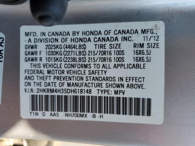 Photo 12 VIN: 2HKRM4H35DH618148 - HONDA CR-V LX 