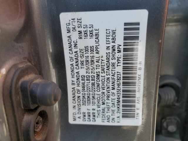 Photo 12 VIN: 2HKRM4H35EH678237 - HONDA CR-V LX 