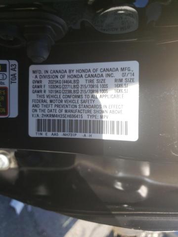 Photo 9 VIN: 2HKRM4H35EH696415 - HONDA CR-V 