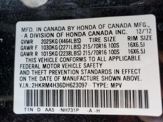 Photo 12 VIN: 2HKRM4H36DH623097 - HONDA CR-V LX 