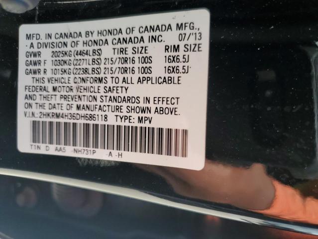 Photo 13 VIN: 2HKRM4H36DH686118 - HONDA CRV 