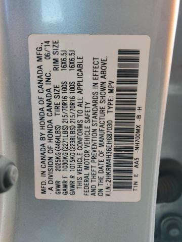 Photo 12 VIN: 2HKRM4H36EH687030 - HONDA CR-V LX 