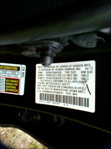 Photo 9 VIN: 2HKRM4H37DH648767 - HONDA CR-V LX 