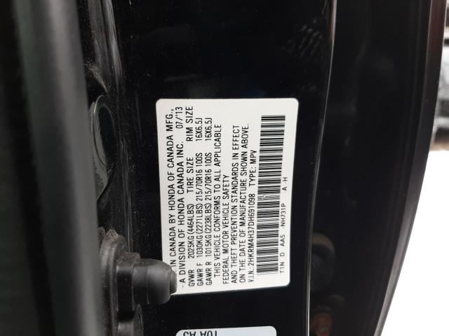 Photo 12 VIN: 2HKRM4H37DH691098 - HONDA CR-V LX 