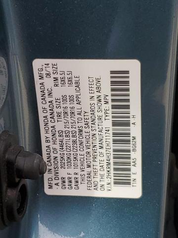 Photo 12 VIN: 2HKRM4H37EH711741 - HONDA CR-V LX 